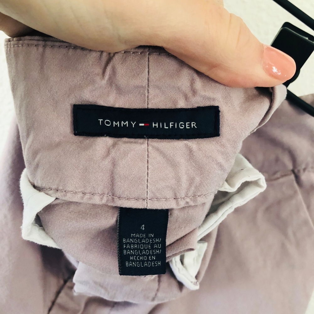 Tommy Hilfiger Purple Chino Shorts 4 - Picture 3 of 4
